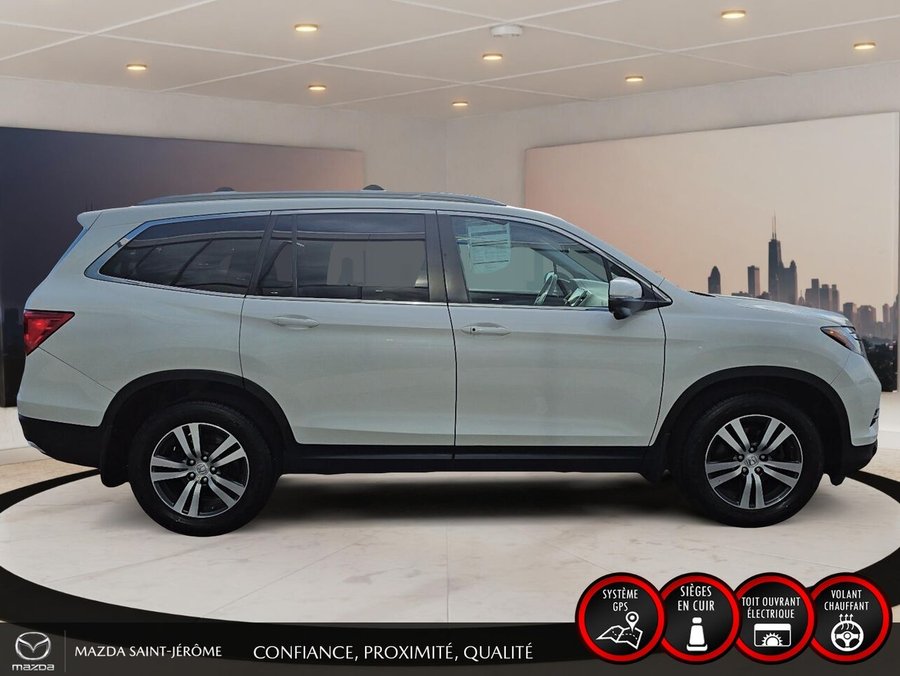 Honda Pilot EX-L | NAVIGATION | CUIR | TOIT OUVRANT | AWD | 2017 Blanc
