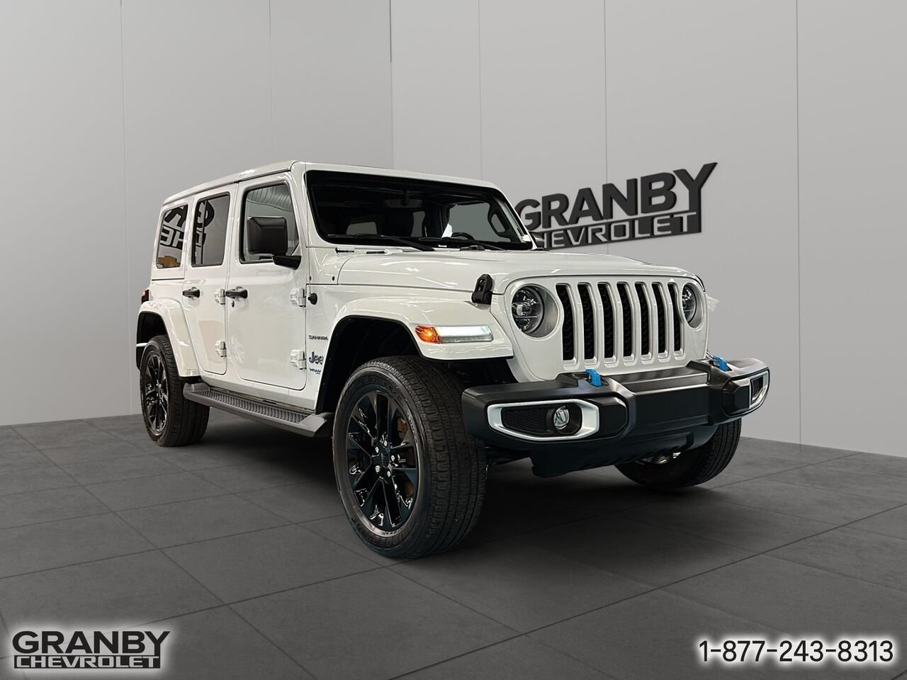 Jeep Wrangler 4xe Unlimited Sahara | 26-0776A 2022 Blanc Granby - photo #2
