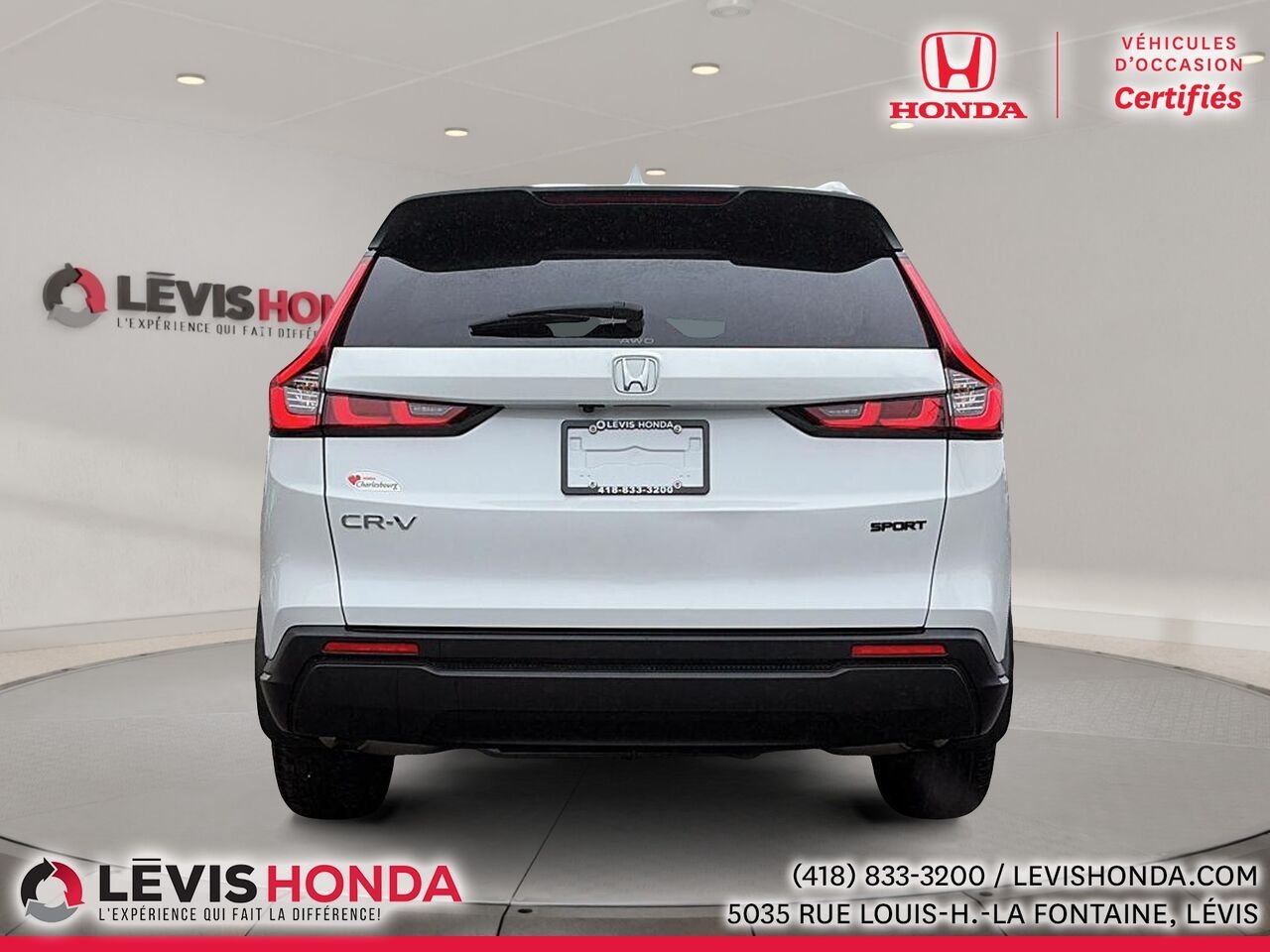 2023 Honda CR-V Sport AWD Sport Traction Intégrale White Lévis - photo #10