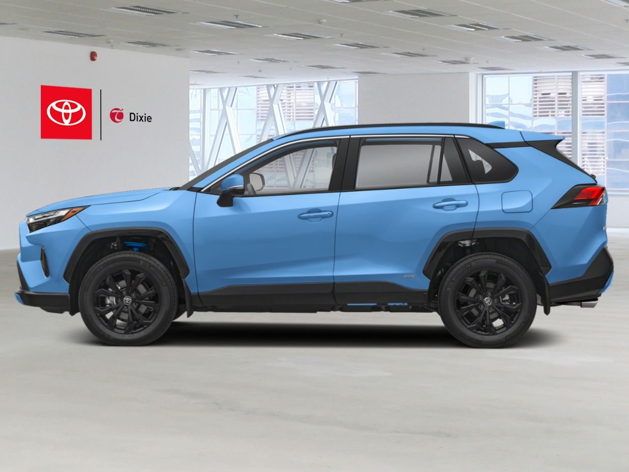 2025 Toyota RAV4 HYBRID SE AWD / HEATED SEATS / MOONROOF / ALLOY WHEELS / CARPLAY AND ANDROID AUTO Blue Mississauga - photo #1