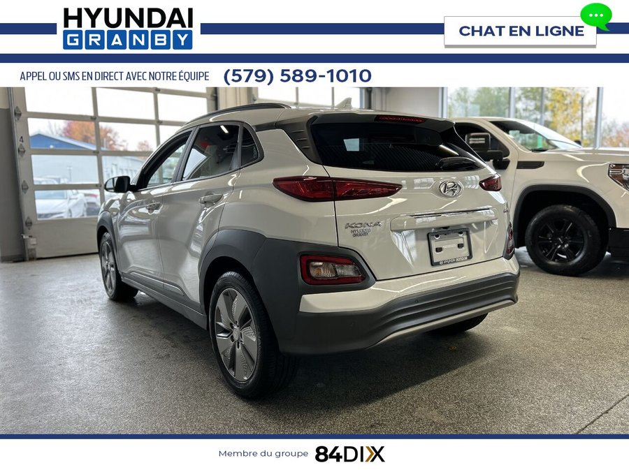 Hyundai Kona électrique Ultimate 2020 Blanc