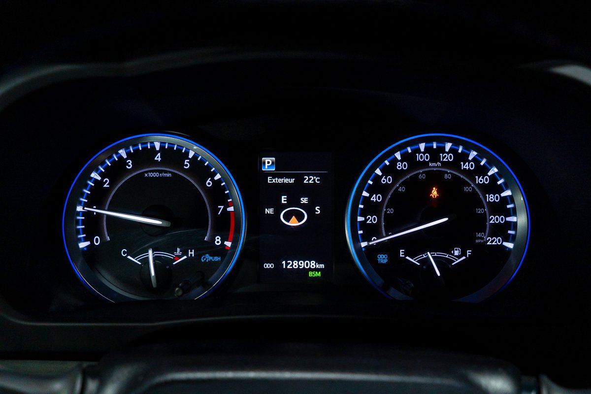 Toyota Highlander XLE AWD CUIR TOIT OUVRANT 2019 Bleu Montréal - photo #17