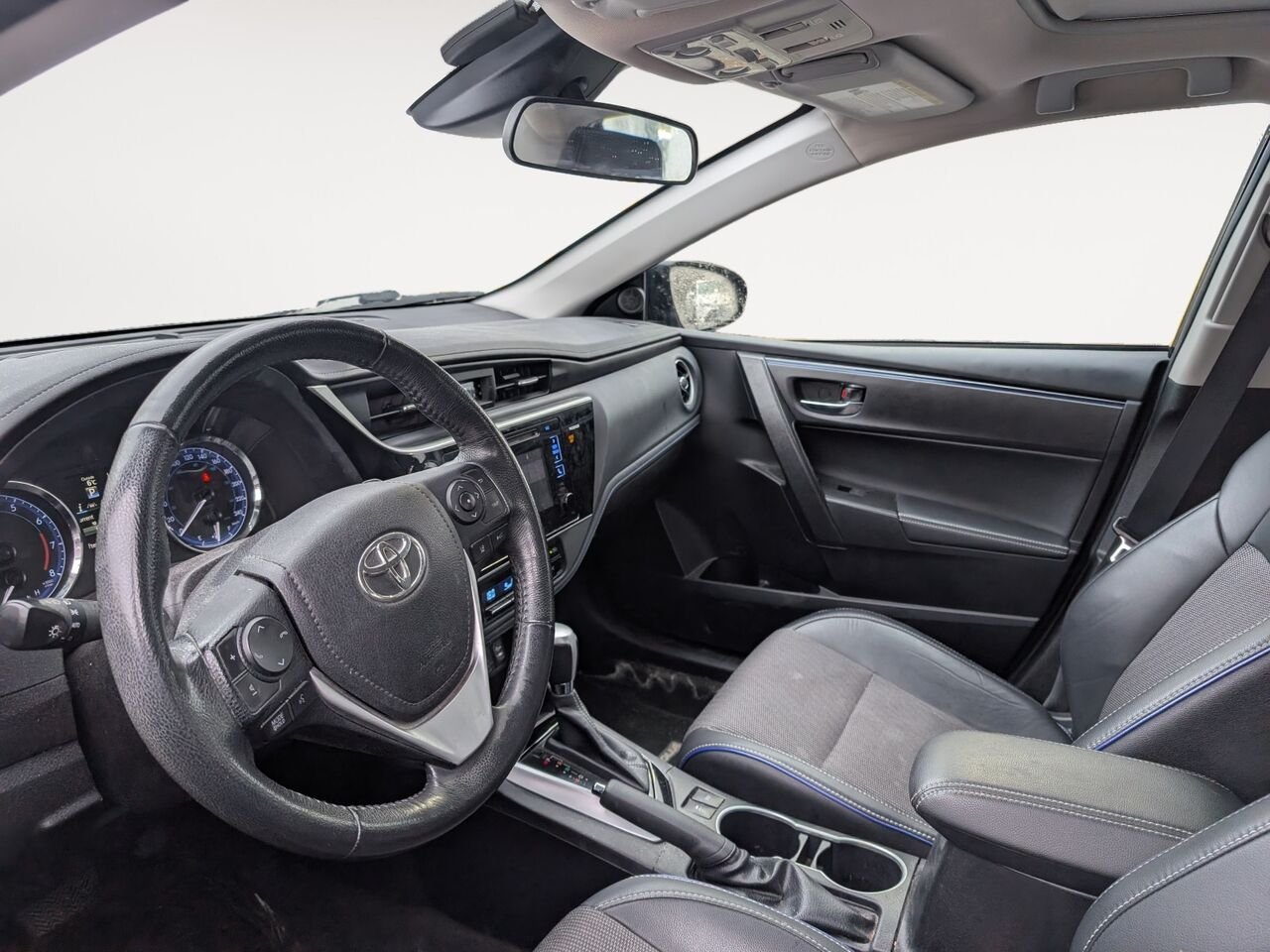 2017 Toyota Corolla 2T1BURHE7HC925281 Blue Sherbrooke - photo #8