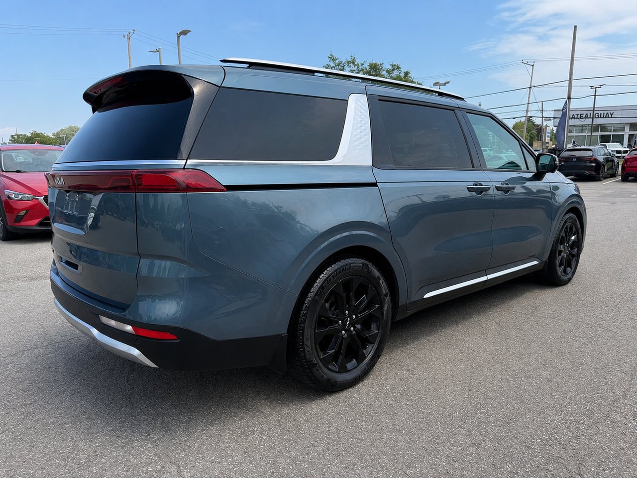 KIA CARNIVAL JAMAIS ACCIDENTÉ /7 PASSAGERS / APPLE CARPLAY ET ANDROID AUTO 2022 Bleu Châteauguay - photo #4