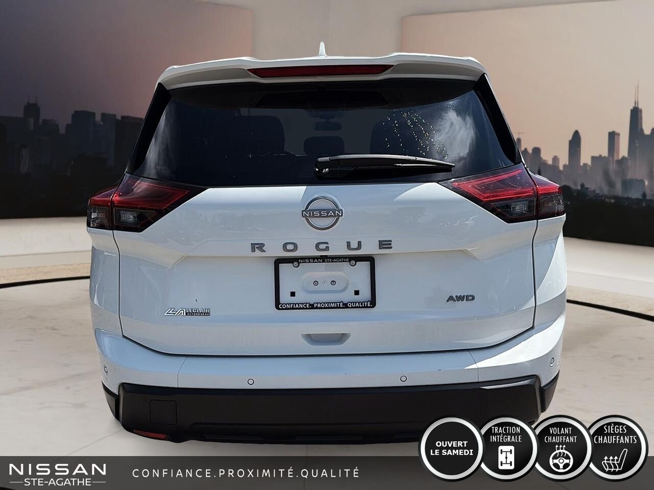 Nissan Rogue 2024 Blanc Ste-Agathe des Monts - photo #3