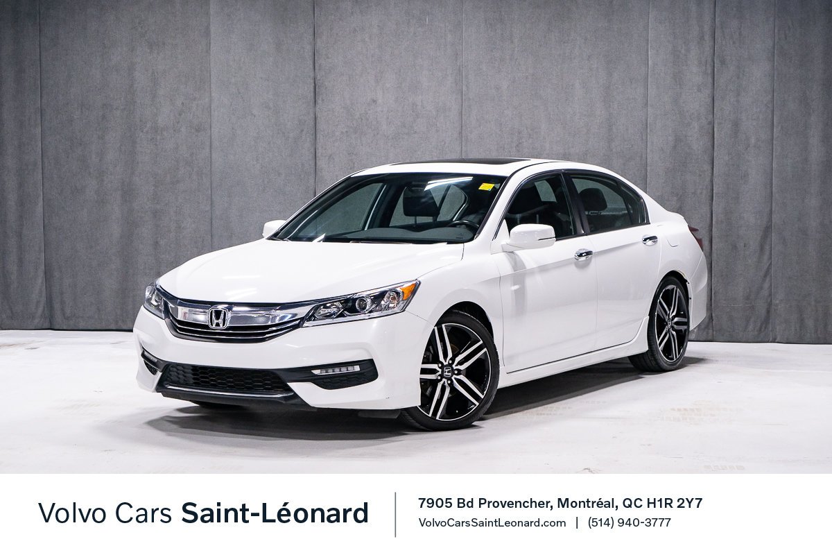 2017 Honda Accord Sedan SPORT White Montreal - photo #0