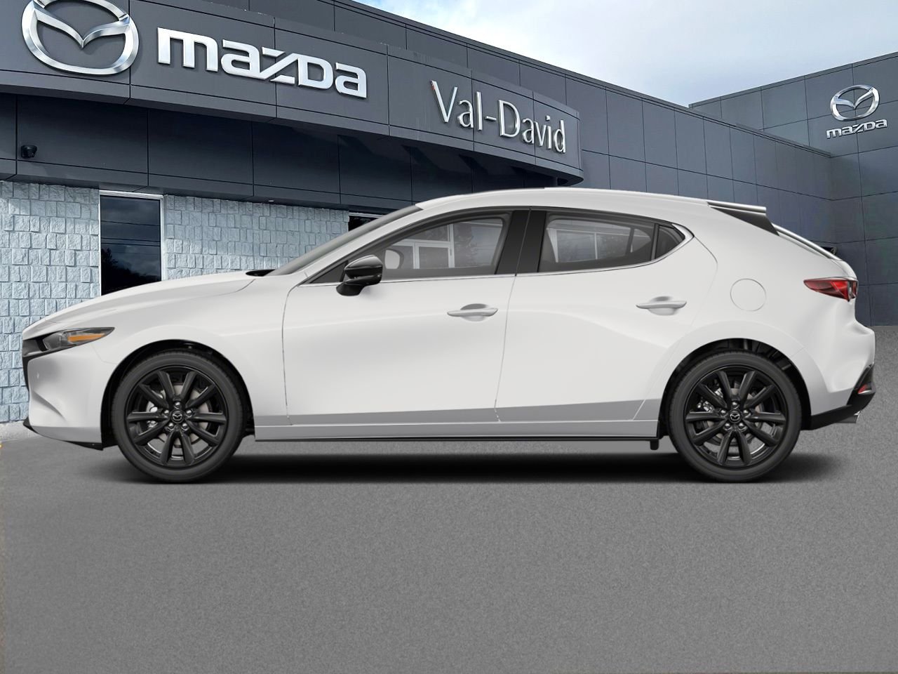 2026 Mazda Mazda3 Sport GT avec moteur turbo BA TI i-ACTIV Snowflake White Pearl Val-David - photo #1