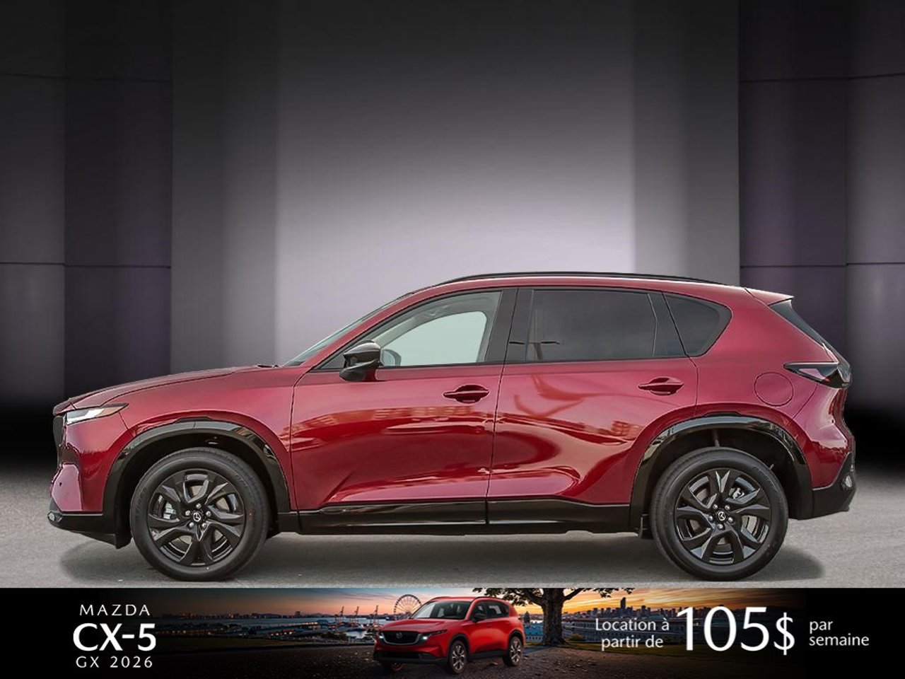 Mazda CX-5 JM3KMDHA5T0200031 2026 Rouge vibrant cristal métallisé Mirabel - photo #2