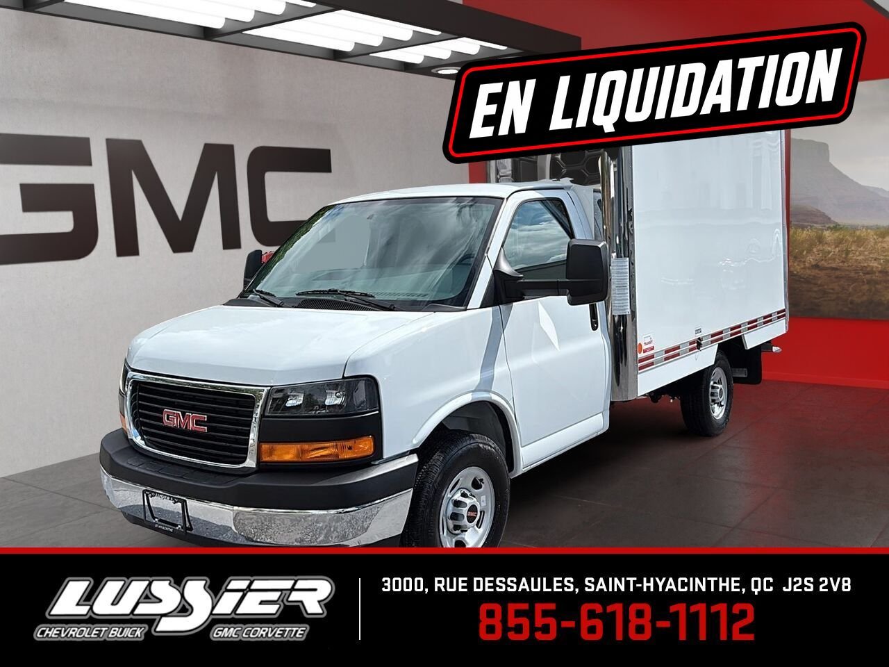 GMC Fourgonnette commerciale tronquée Savana 3500 fourgonnette 139 po 2026 BLANC SOMMET Saint-Hyacinthe - photo #0