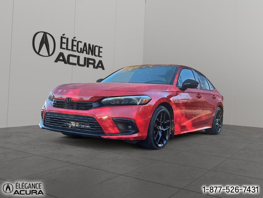 2022 Honda Civic Berline Sport CVT Red