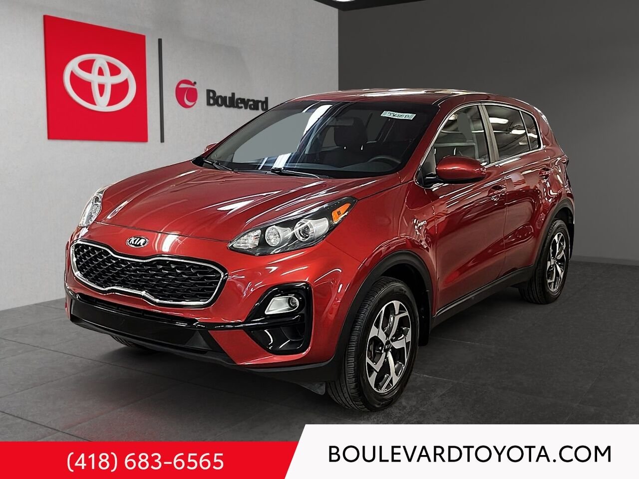 2021 Kia Sportage 99685B-105 | LX, AWD Red Québec - photo #0