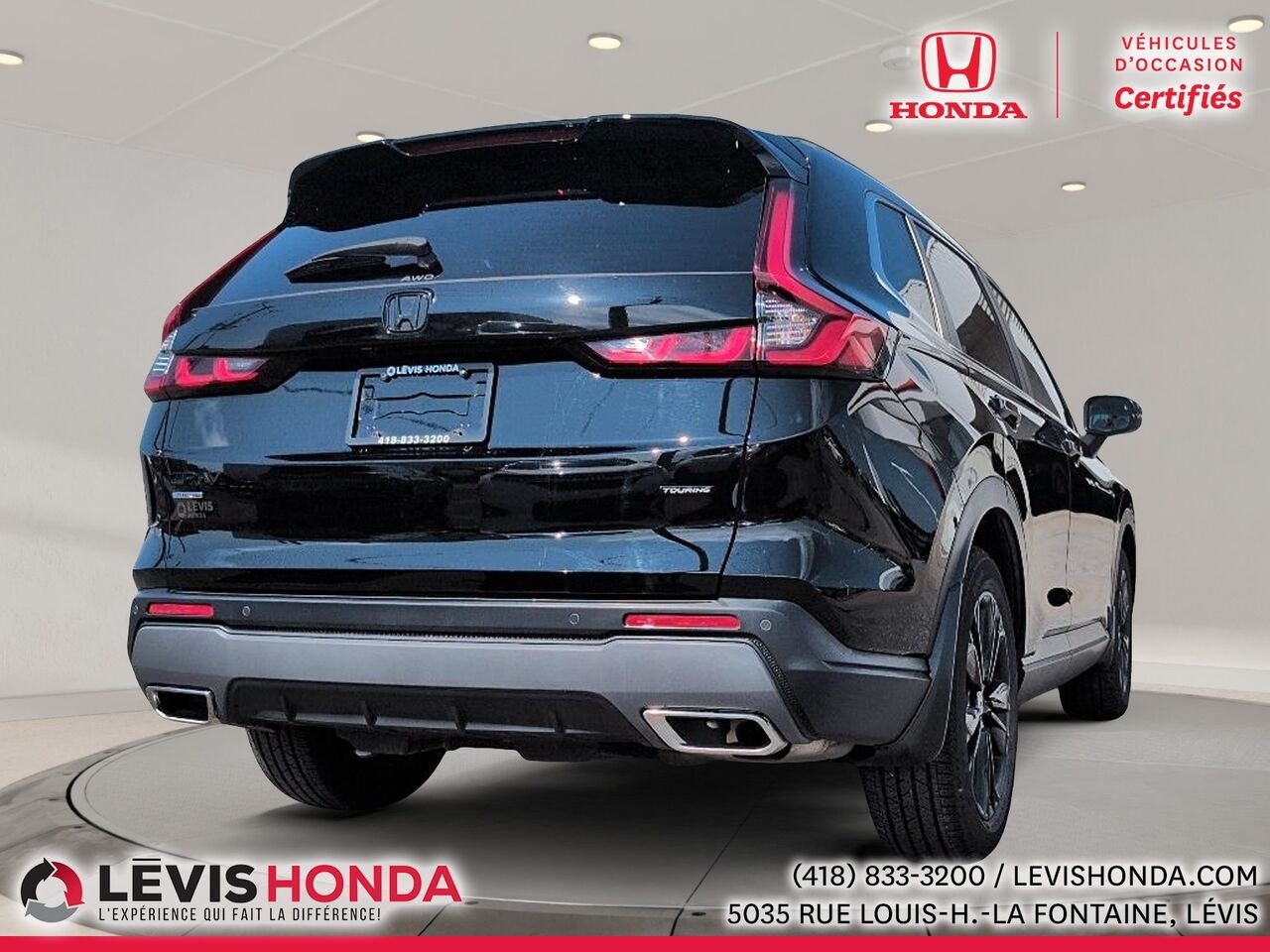 2025 Honda CR-V Touring Hybride AWD Touring Traction Intégrale Black Lévis - photo #9