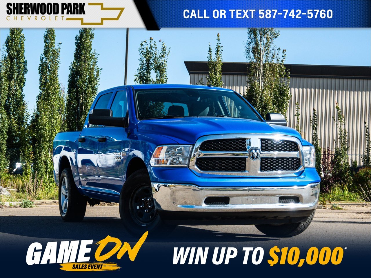 2023 Ram 1500 Classic SLT 4x4 Crew Cab 5'7 Box Blue Sherwood Park - photo #0