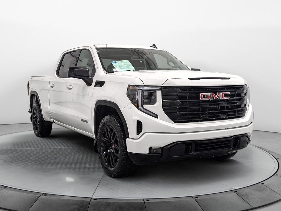 GMC SIERRA 1500 4WD CREW CAB PICKUP Elevation Moteur 2.7L 2022 Blanc