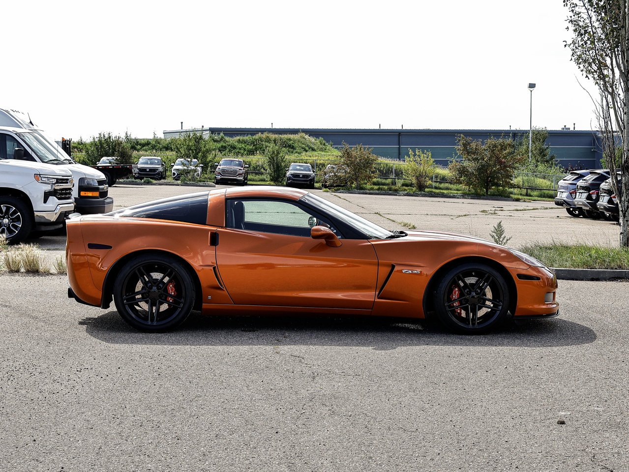 2007 Chevrolet Corvette 2dr Cpe Z06 Orange Sherwood Park - photo #14