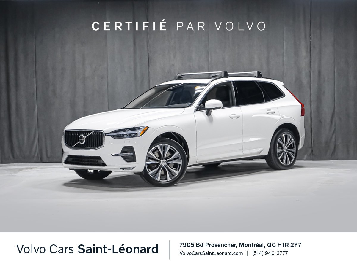 2022 Volvo XC60 B6 MOMENTUM CLIMATE White Montreal - photo #0