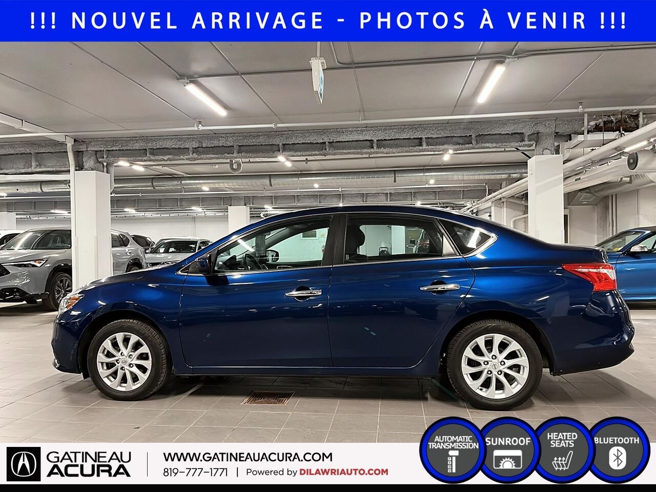 2019 Nissan Sentra SV Blue Gatineau - photo #8