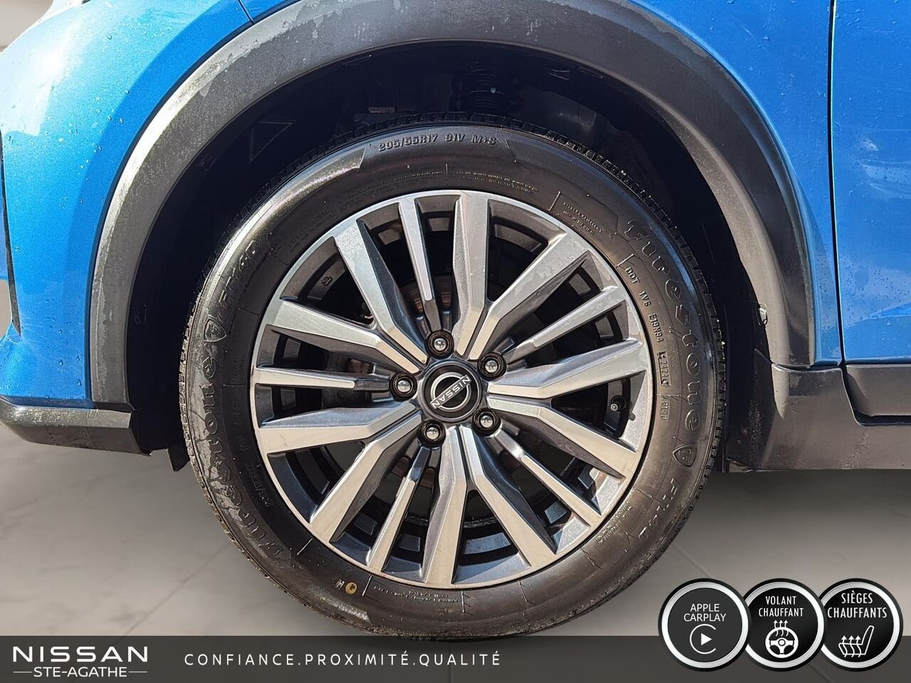 Nissan Kicks SV | CARPLAY | VOLANT CHAUFFANT | DÉMARRAGE À DISTANCE 2024 Bleu Saint-Jérôme - photo #4