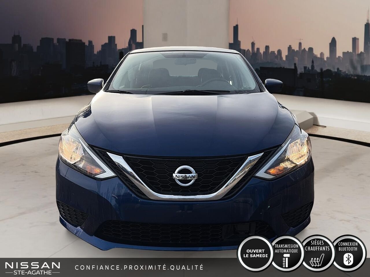 2019 Nissan Sentra Blue Ste-Agathe des Monts - photo #1