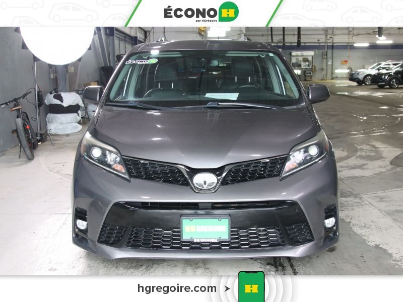 Toyota Sienna SE 8 PASSAGERS CUIR BLUETOOTH CAMÉRA MAGS 2018 Gris