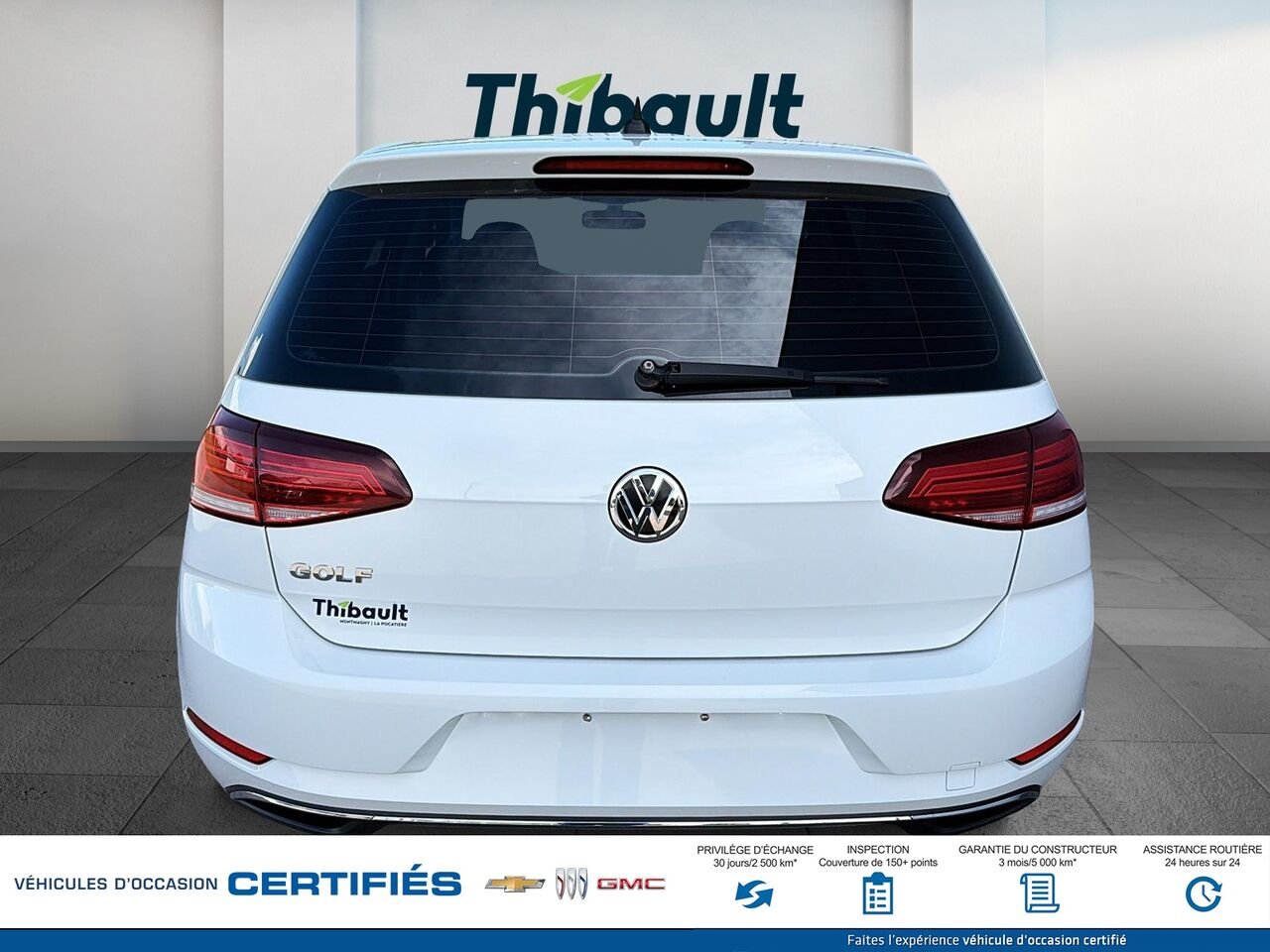 Volkswagen Golf Comfortline 5 portes avec boîte manuelle 2021 Blanc Montmagny - photo #2