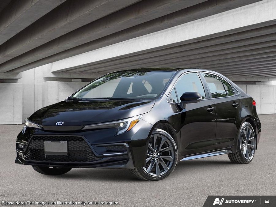 2026 Toyota Corolla SE Midnight Black Metallic