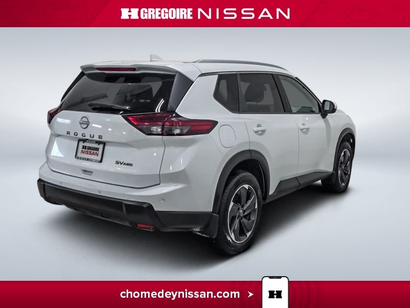 Nissan Rogue CL7567 | SV Moonroof * AWD *Carplay * Bancs Chauffants 2024 Blanc Laval - photo #8