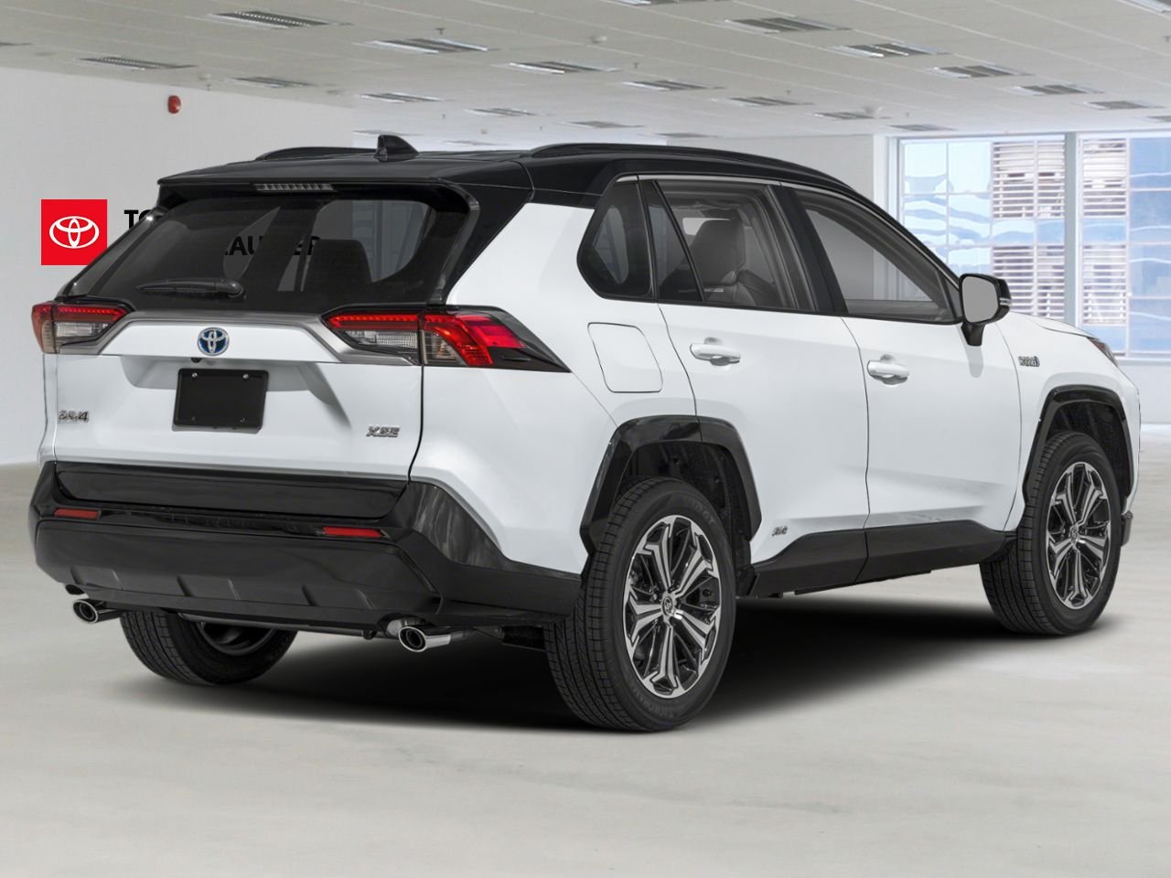 Toyota RAV4 hybride rechargeable 2025 Frisson glacé nacré avec toit noir Saint-Eustache - photo #1