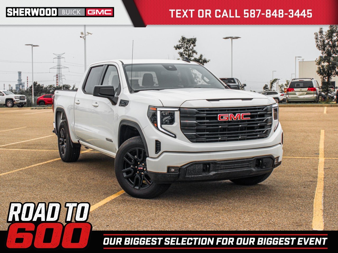 2025 GMC Sierra 1500 4WD Crew Cab 147 Elevation White Sherwood Park - photo #0