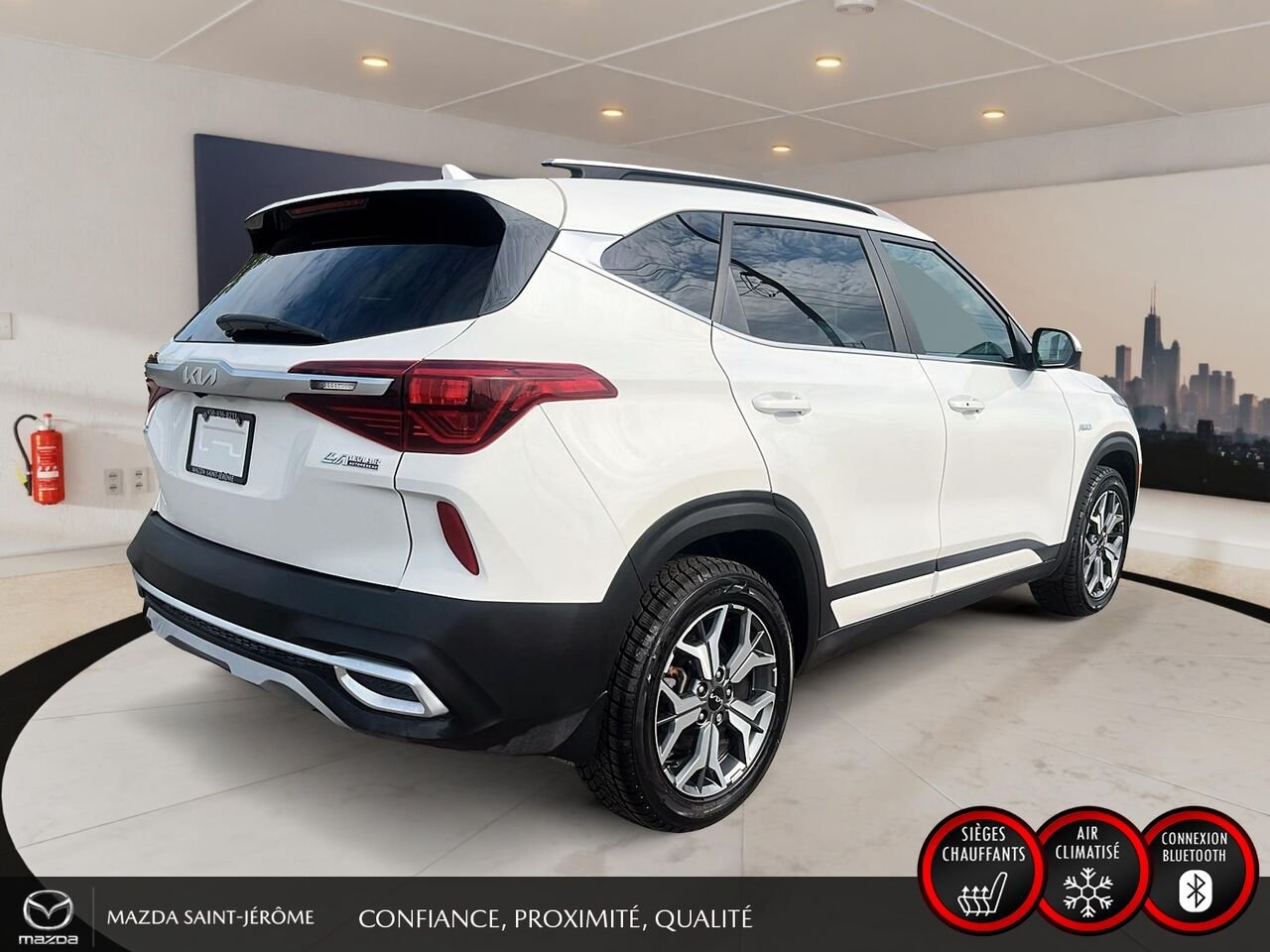 2023 Kia Seltos White Ste-Agathe des Monts - photo #5