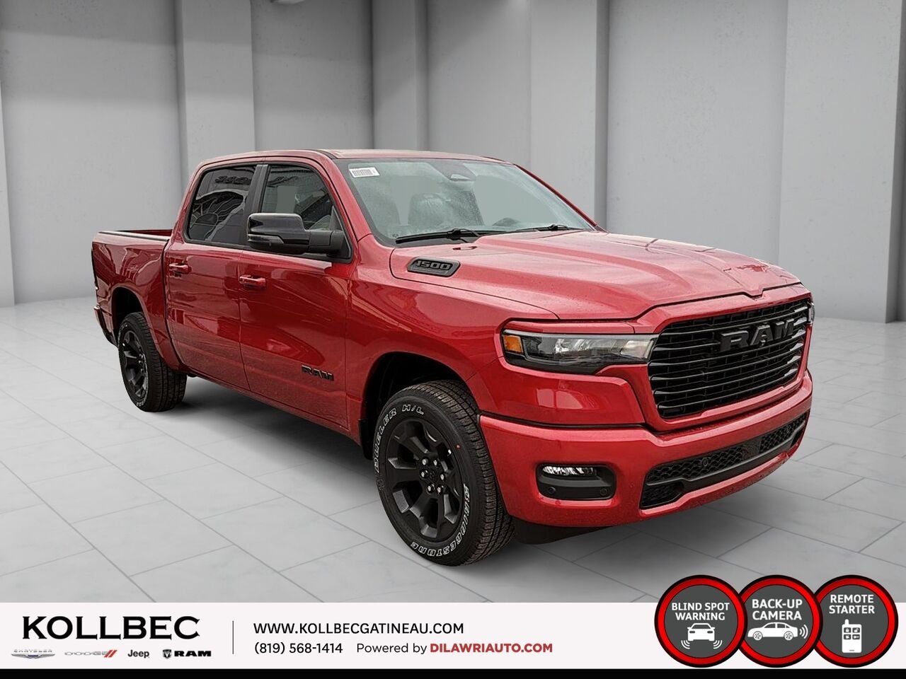 2026 RAM 1500 261330 | Sport cabine d'équipe 4x4 caisse de 5 pi 7 po Molten Red Pearl Gatineau - photo #2