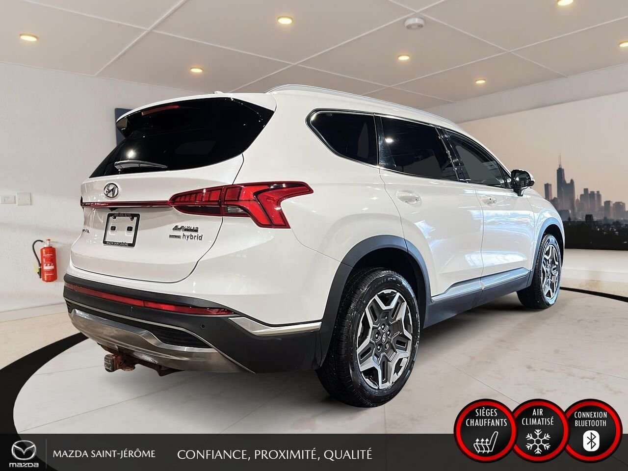 Hyundai Santa Fe Hybrid 2022 Blanc Ste-Agathe des Monts - photo #5