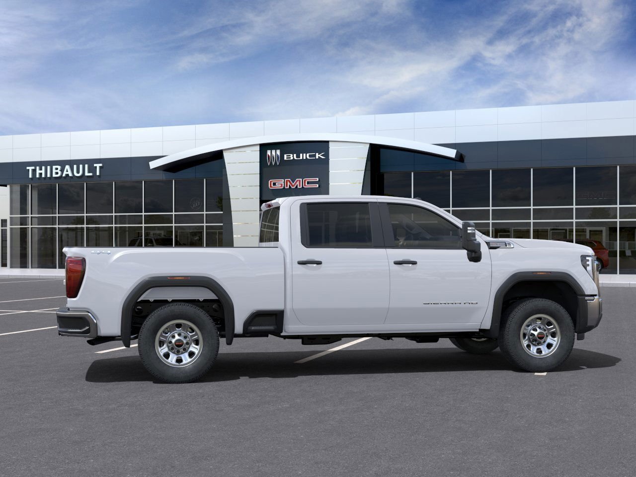 GMC Sierra 2500HD Pro 2024 Blanc sommet Saint-Eustache - photo #4