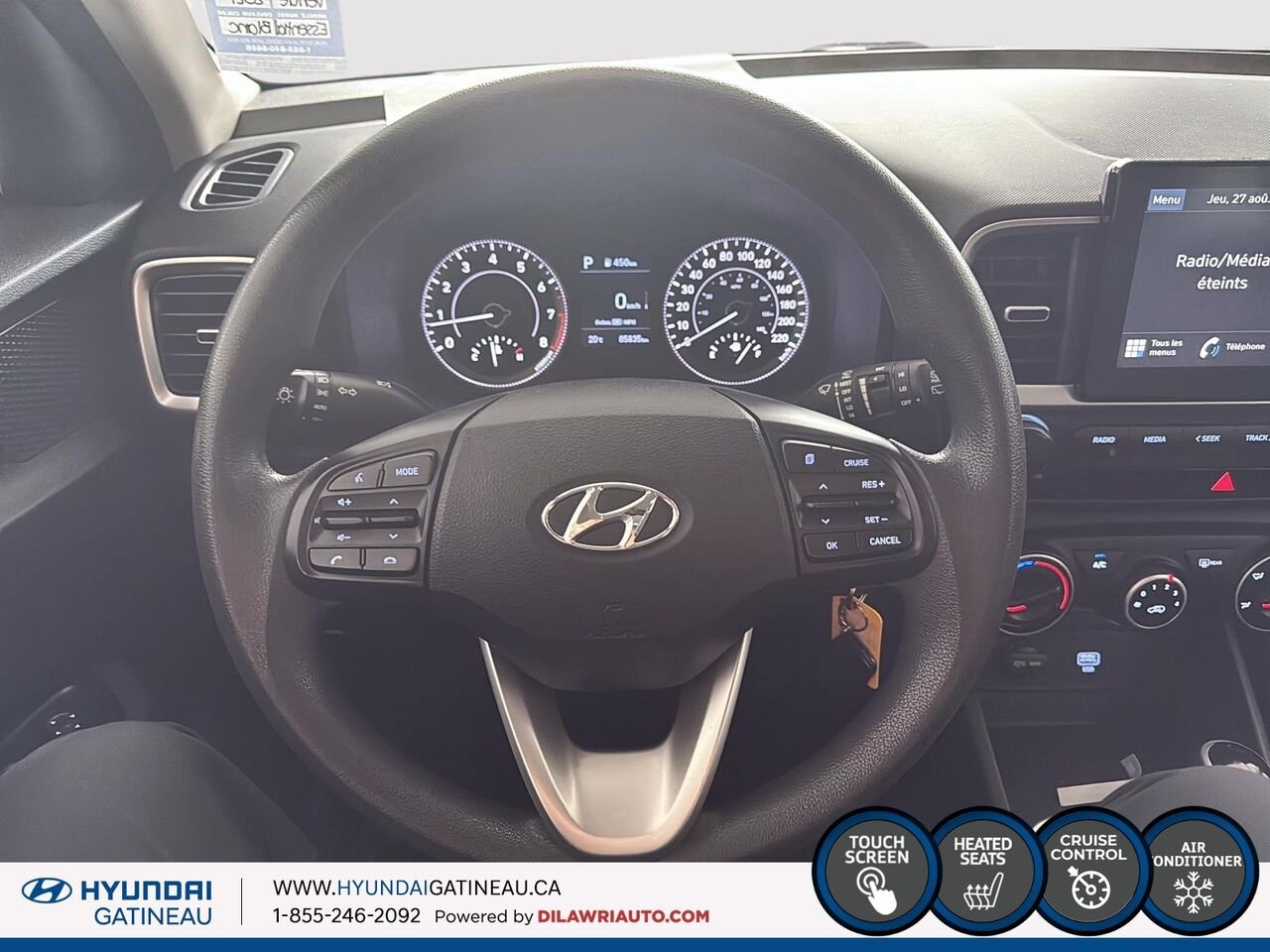 Hyundai Venue 2021 Blanc Gatineau - photo #9