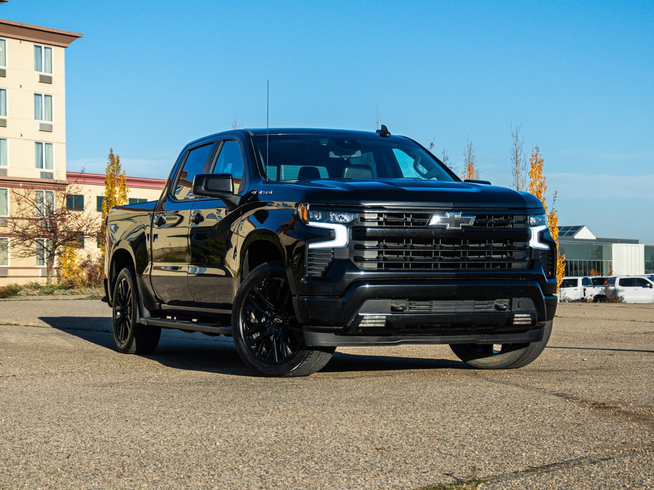 2024 Chevrolet Silverado 1500 4WD Crew Cab 147 RST Black Sherwood Park - photo #1