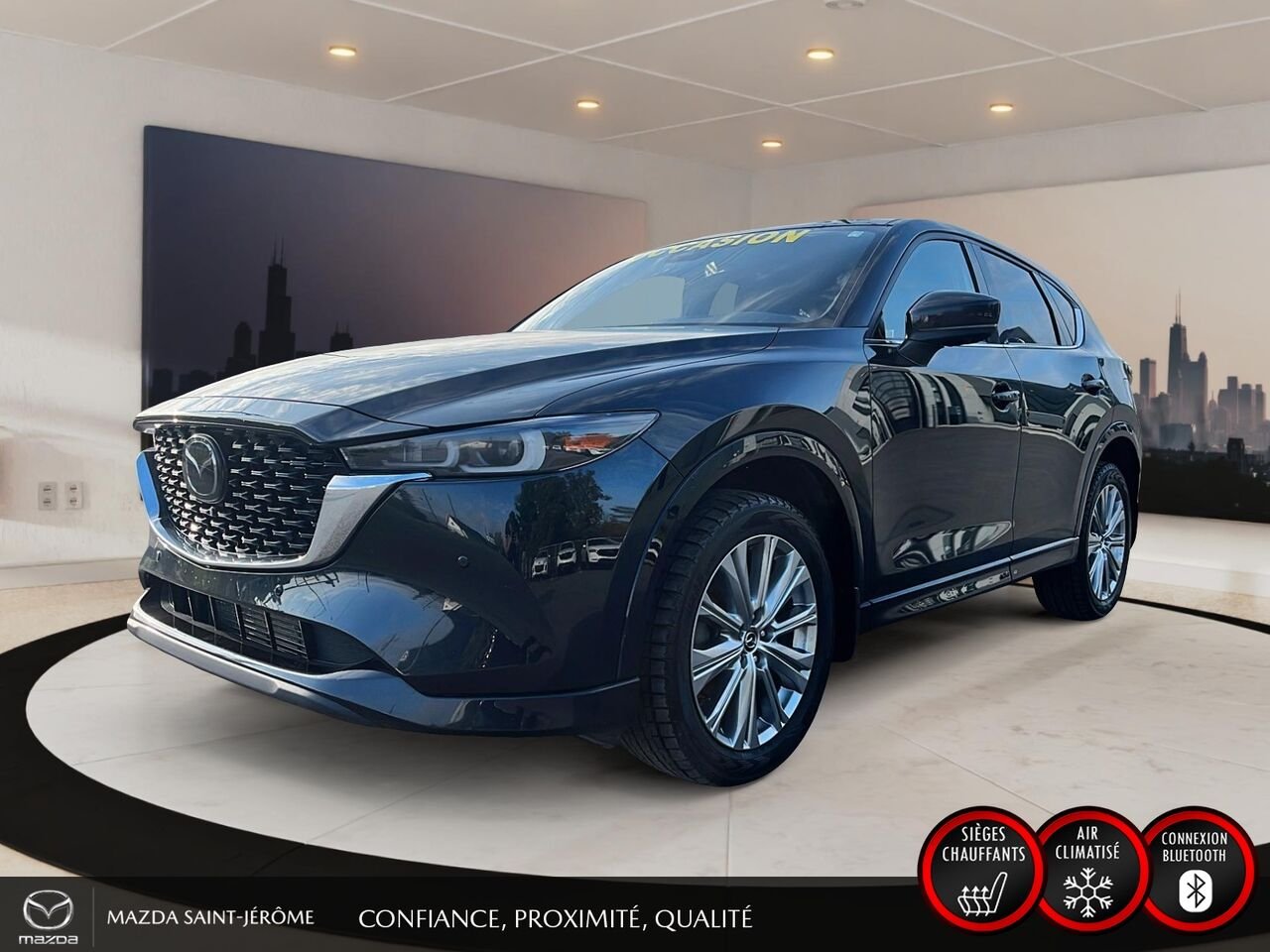 2022 Mazda CX-5 Signature | AWD | TOIT OUVRANT | CUIR NAPPA | NAVIGATION | TÊTE HAUTE Black Saint-Jérôme - photo #0