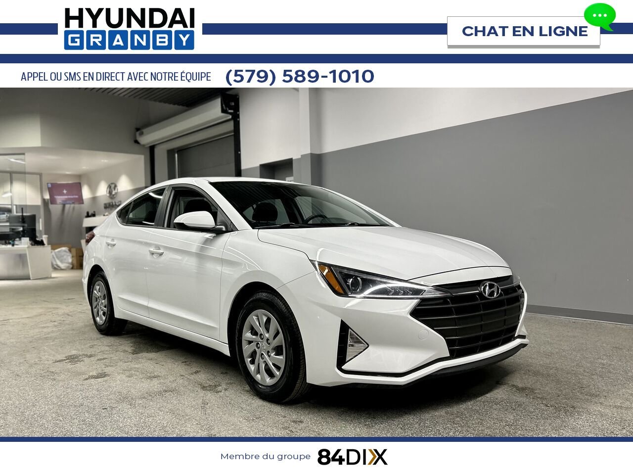 2020 Hyundai Elantra White Granby - photo #0