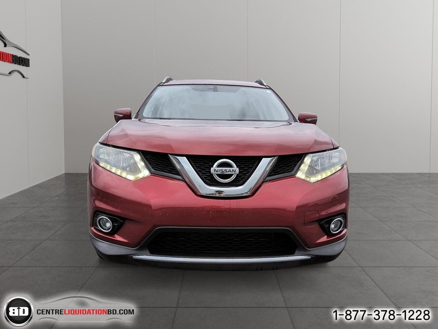Nissan Rogue Traction intégrale 4 portes SV 2014 Rouge