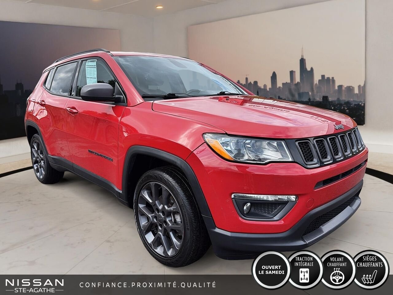 Jeep Compass 2021 Rouge Saint-Jérôme - photo #2