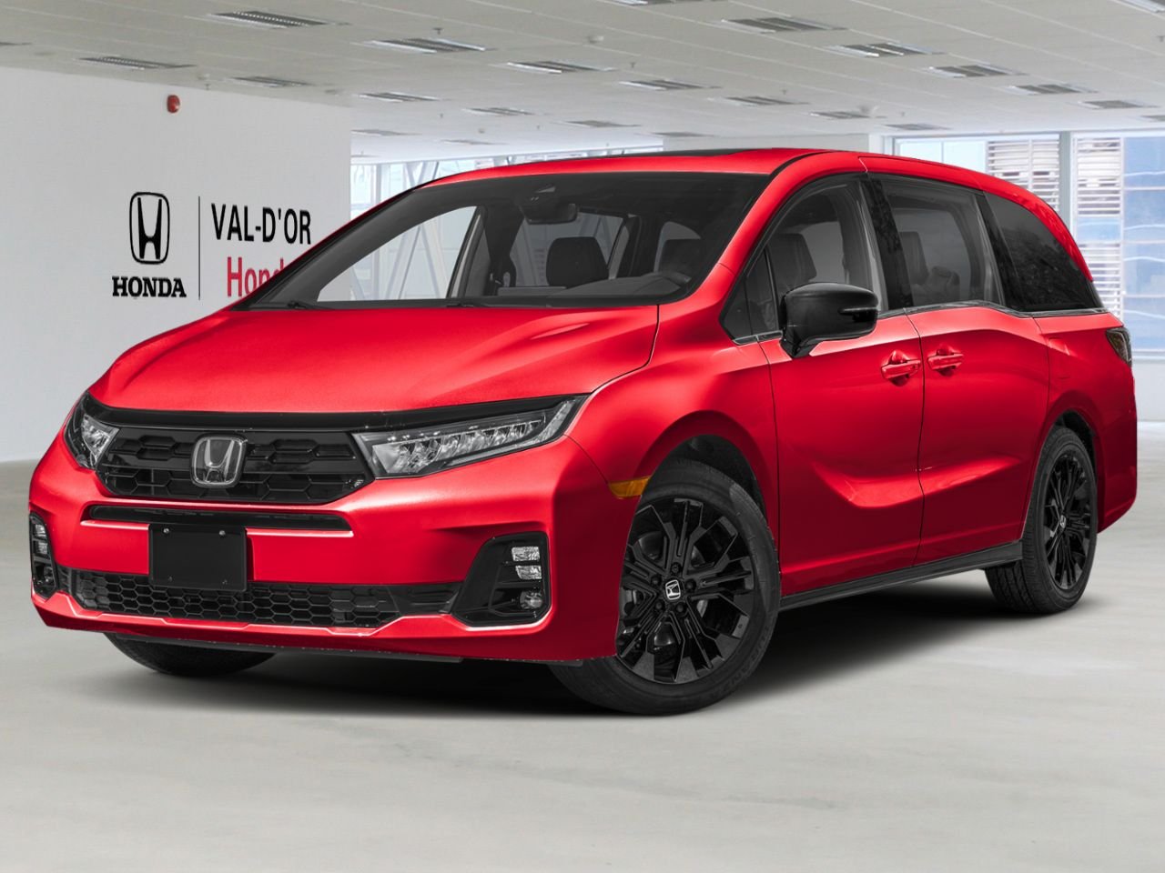 HONDA Odyssey Black Edition BA 2027 Rouge radieux métallisé II Val-d'Or - photo #0