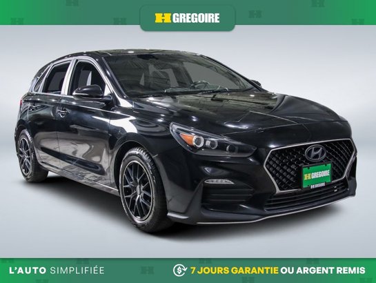 2019 Hyundai Elantra N Line A/C MAGS CUIR TOIT CAM RECUL BLUETOOTH Black