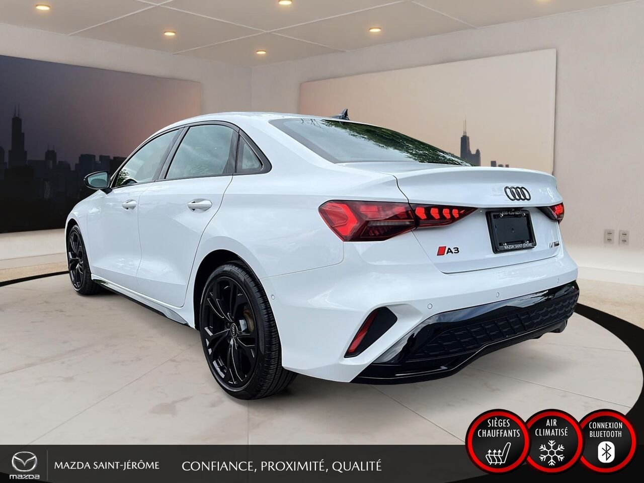 2025 Audi A3 berline White Ste-Agathe des Monts - photo #8