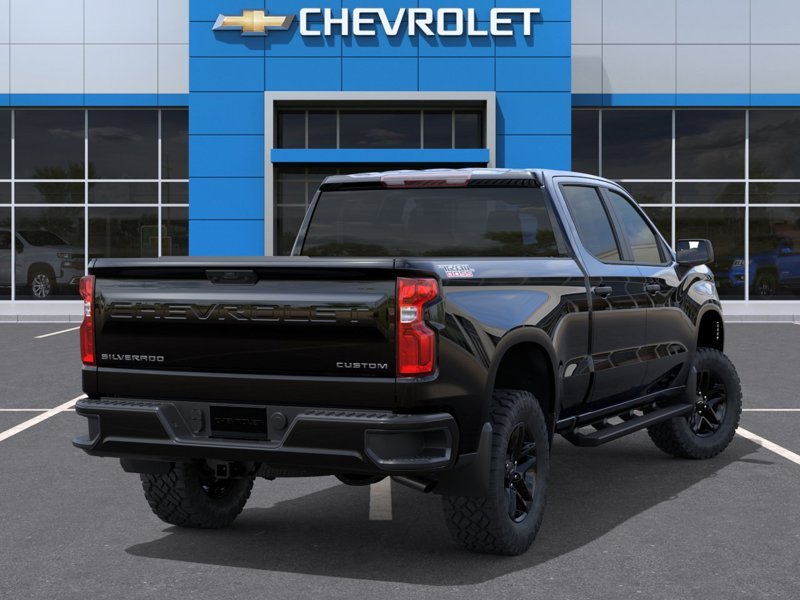 2026 CHEVROLET Silverado 1500 Custom Trail Boss cabine multiplace 4RM 157 po BLACK Gatineau - photo #3