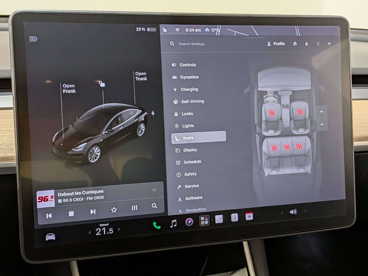 2018 Tesla Model 3 Model 3, Long range, Caméra 360, Navigation, Cuir Black Val-David - photo #21