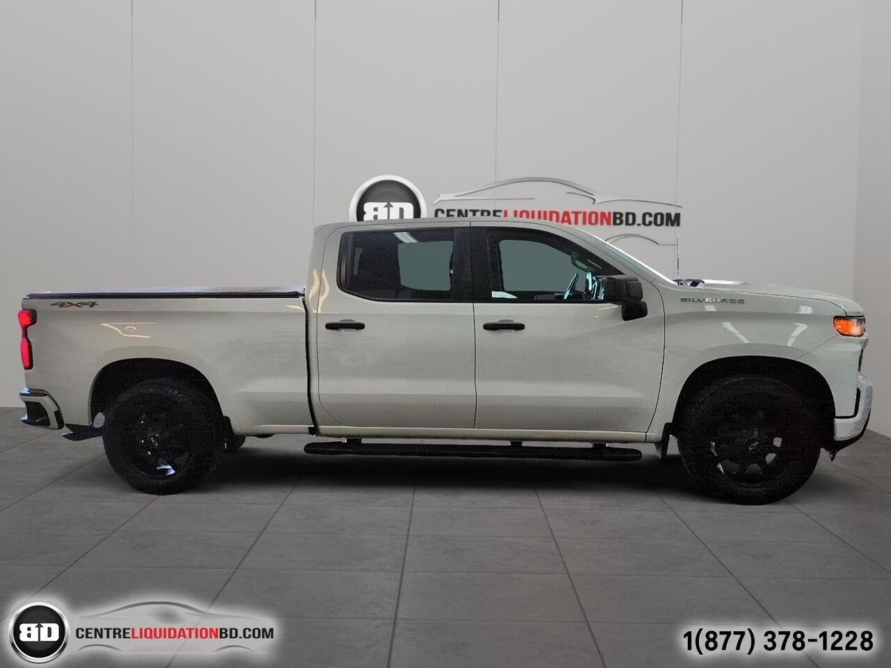 Chevrolet Silverado 1500 LTD CUSTOM CREW CAB 2.7L TURBO 4X4 BOITE 6.5P | A8660A 2022 Blanc Granby - photo #3