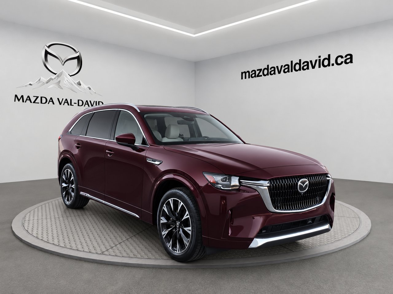 Mazda CX-90 hybride léger Signature 2026 Rouge artisanal métallisé Val-David - photo #9