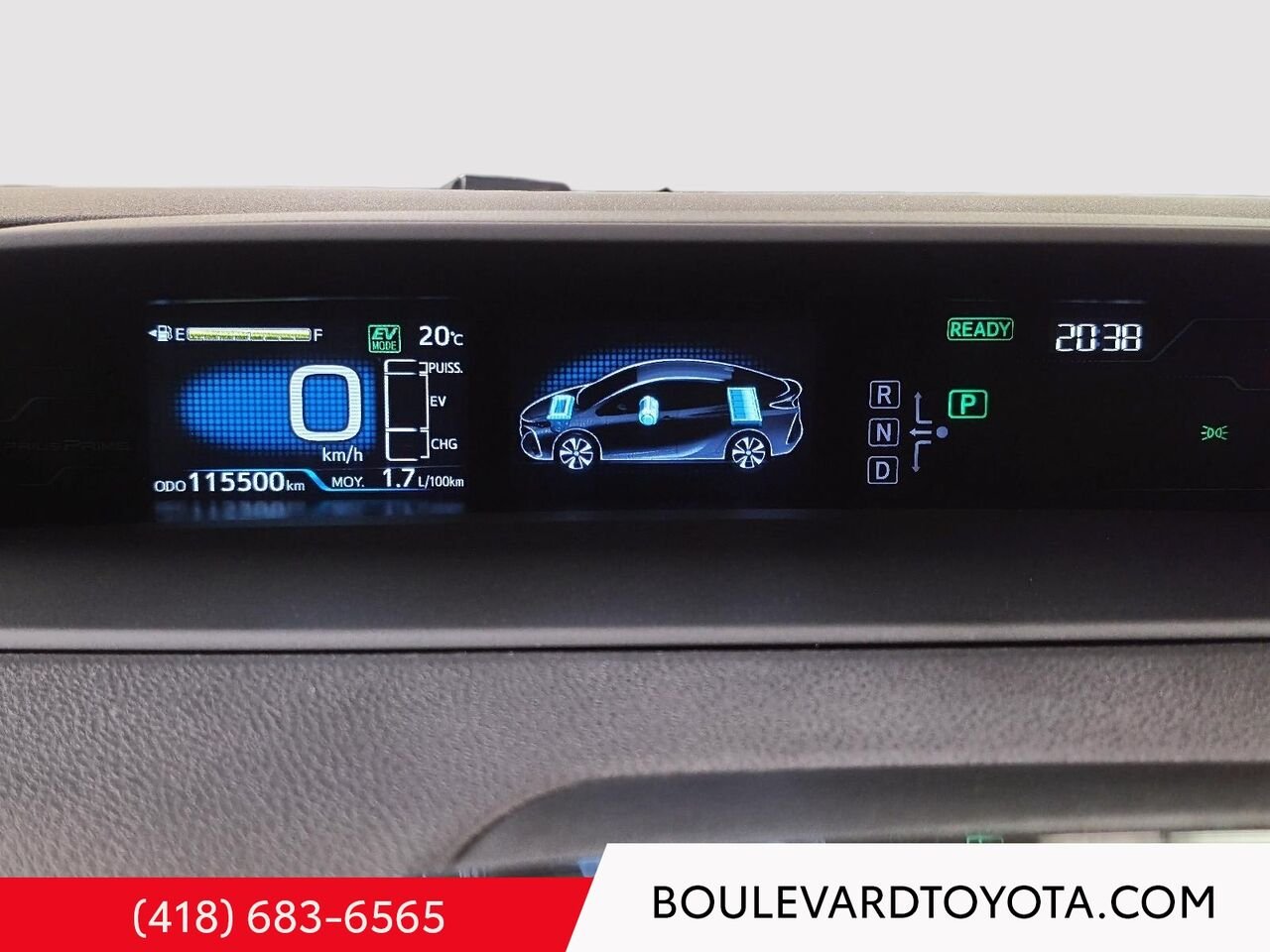 Toyota Prius Prime 98277A-53 | 2019 Blanc Québec - photo #11