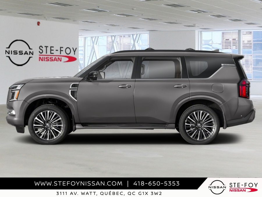 NISSAN Armada Platine Réserve 4x4 2027 Gris poudre métallisé