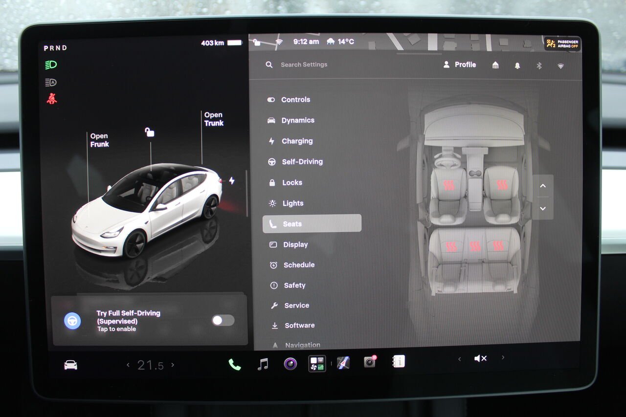 Tesla Model 3 VIN: 5YJ3E1EA5NF309574 2022 Blanc Sainte-Rose - photo #21