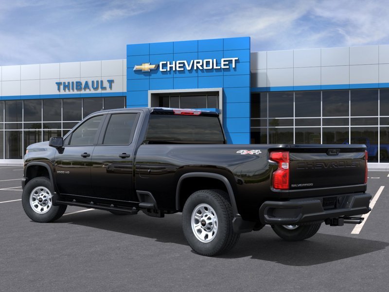 CHEVROLET SILVERADO 3500HD WT cabine multiplace 4RM 172 po 2026 Noir Sherbrooke - photo #2